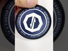 Étiquette de transfert en silicone tatami personnalisée pour l'usage de vêtements