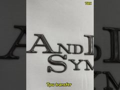 étiquette de transfert de chaleur tpu