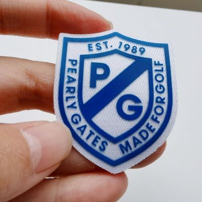 3D Embossed Logos Custom Silicone Heat Transfer Labels For Clothing