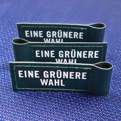 High Quality 3d Silicone Printing Embossed Logo Badge Garment Label Silicone Label Heat Transfer for Clothes Use