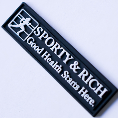 Custom 3D Silicone Logo Patch for Clothing - Washable PVC Badge