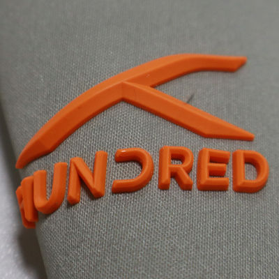 Customizable Soft LED Flashing 3D Silicone Badge and Garment Label for Clothing