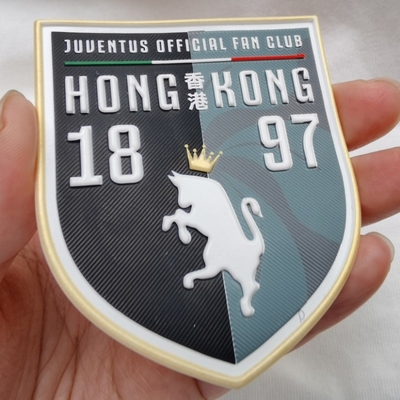 Transfert de chaleur sur Team Apparel Embossed Clothing Labels, insigne de Tpu de vêtement