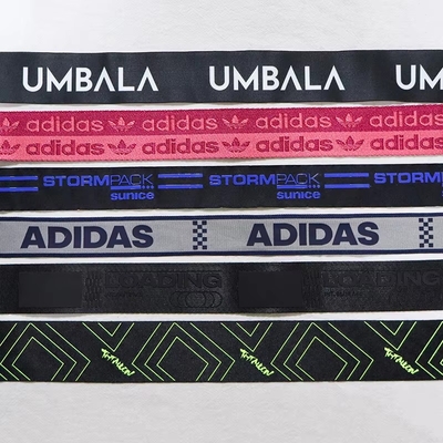 Bandes élastiques imprimées sur mesure pour les vêtements OEM ODM