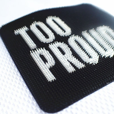 3D non toxique écologique Logo Silicone Heat Transfer Labels