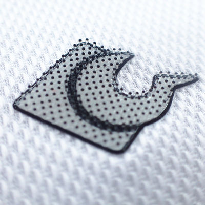Labels de transfert de chaleur de silicone du film CMYK de PTE pour le T-shirt