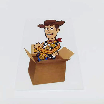 Le transfert de chaleur fait sur commande d'illustration a imprimé l'étiquette de transfert de chaleur de tissu d'autocollants