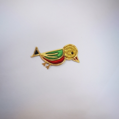 Correction de galvanoplastie de broderie d'oiseau pour la robe et l'ornement personnel